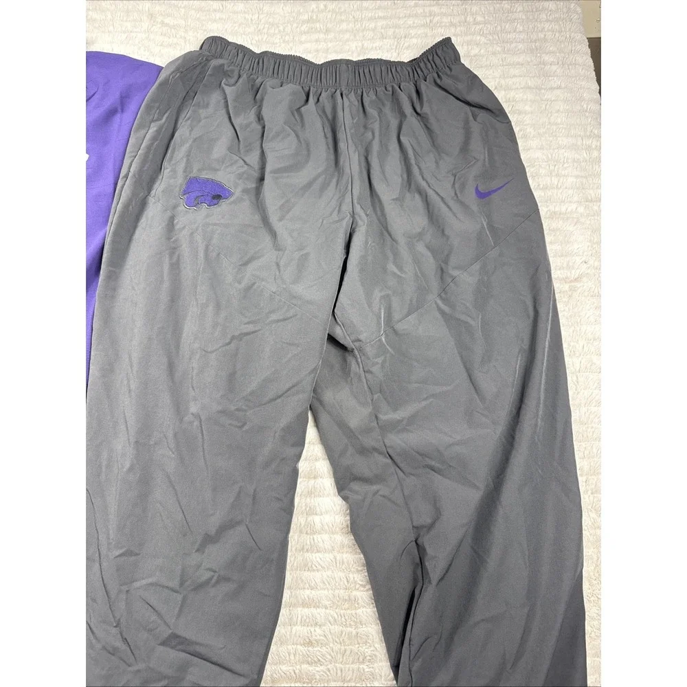 Kansas State Wildcats Nike Dri-Fit Blade Golf Polo (L)‎ & On-Field (XL) Joggers